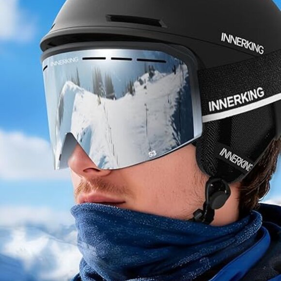 Snowboard Goggles 100% UV400 Protection - Picture 1 of 6